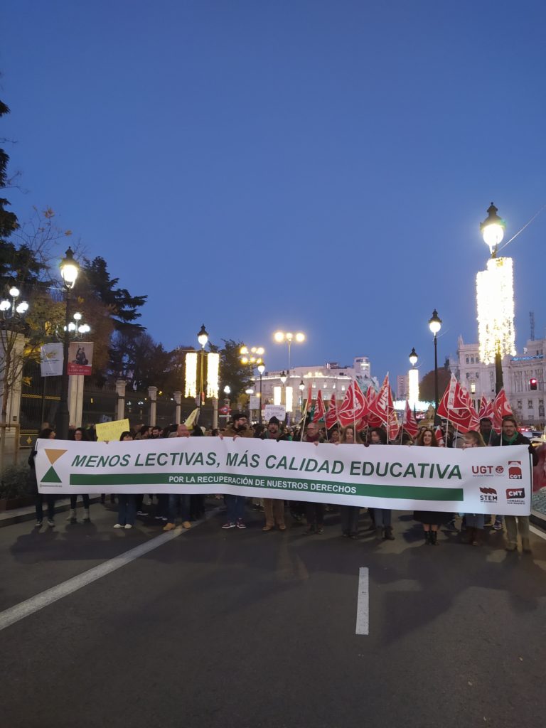 Ante la huelga de los docentes en la Comunidad de Madrid